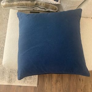 Navy oversized pillow